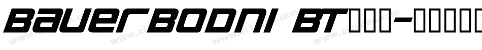 BauerBodni BT生成器字体转换